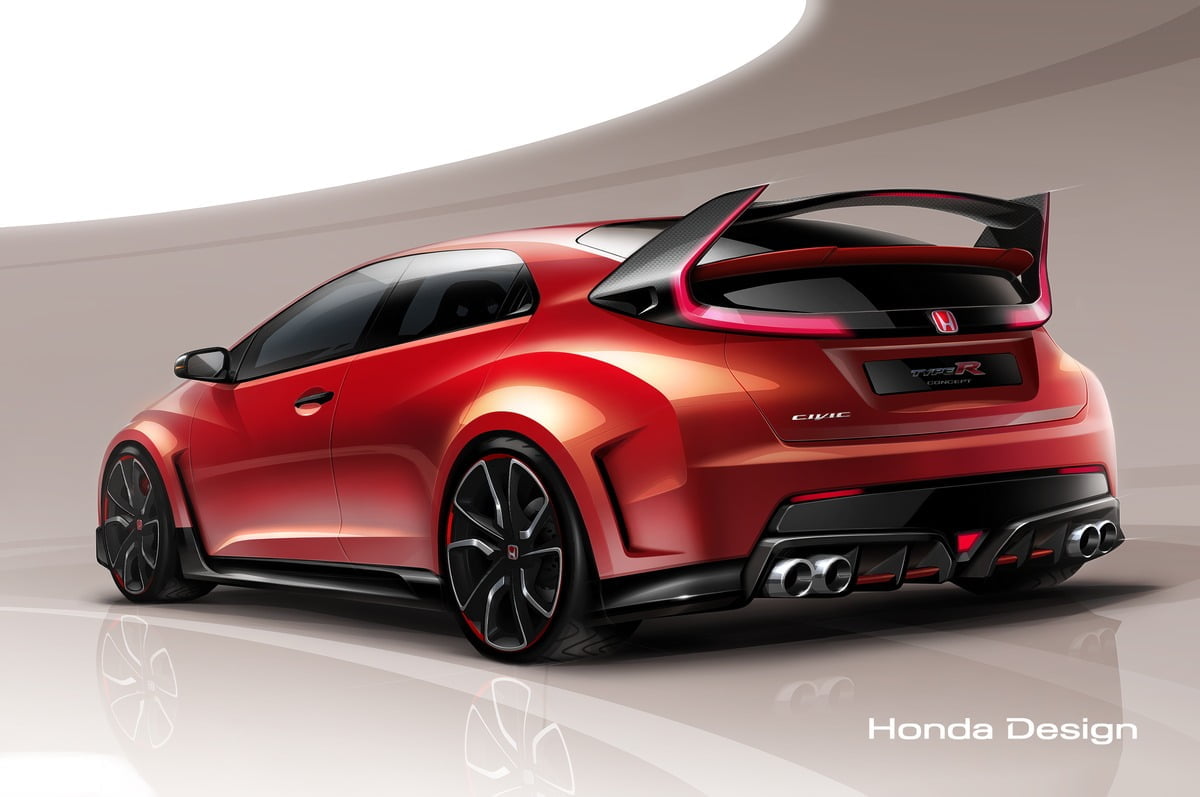 Honda Type R Concept sketch
