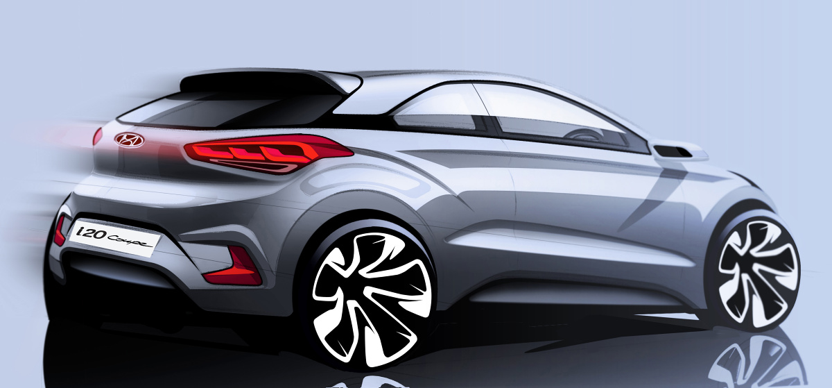 New Generation i20 Coupe_First Sketch