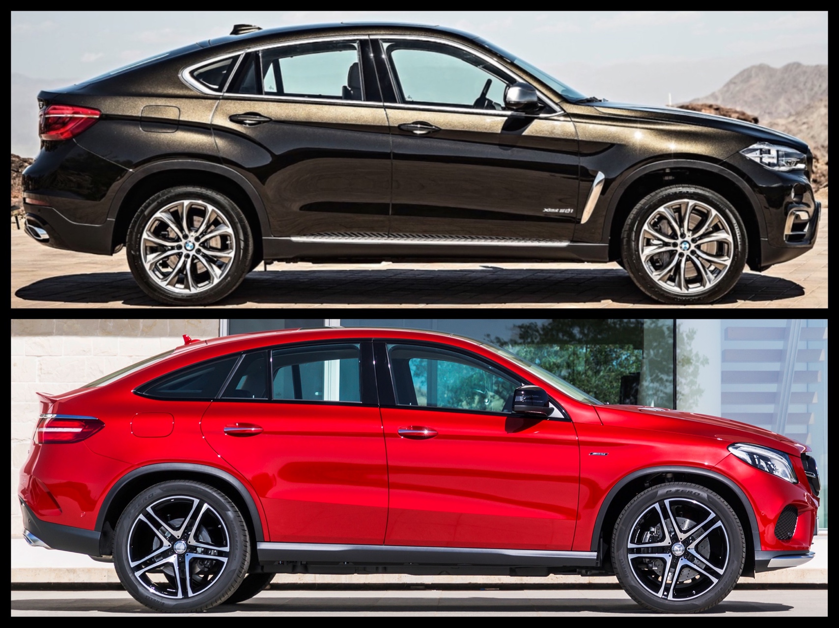 BMW-X6-F16-Mercedes-GLE-Coupe