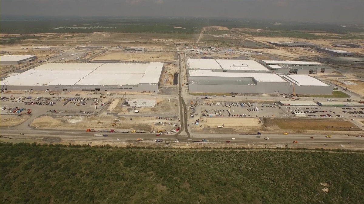 Kia Motors Mexico Plant Construction Site (June 2015)