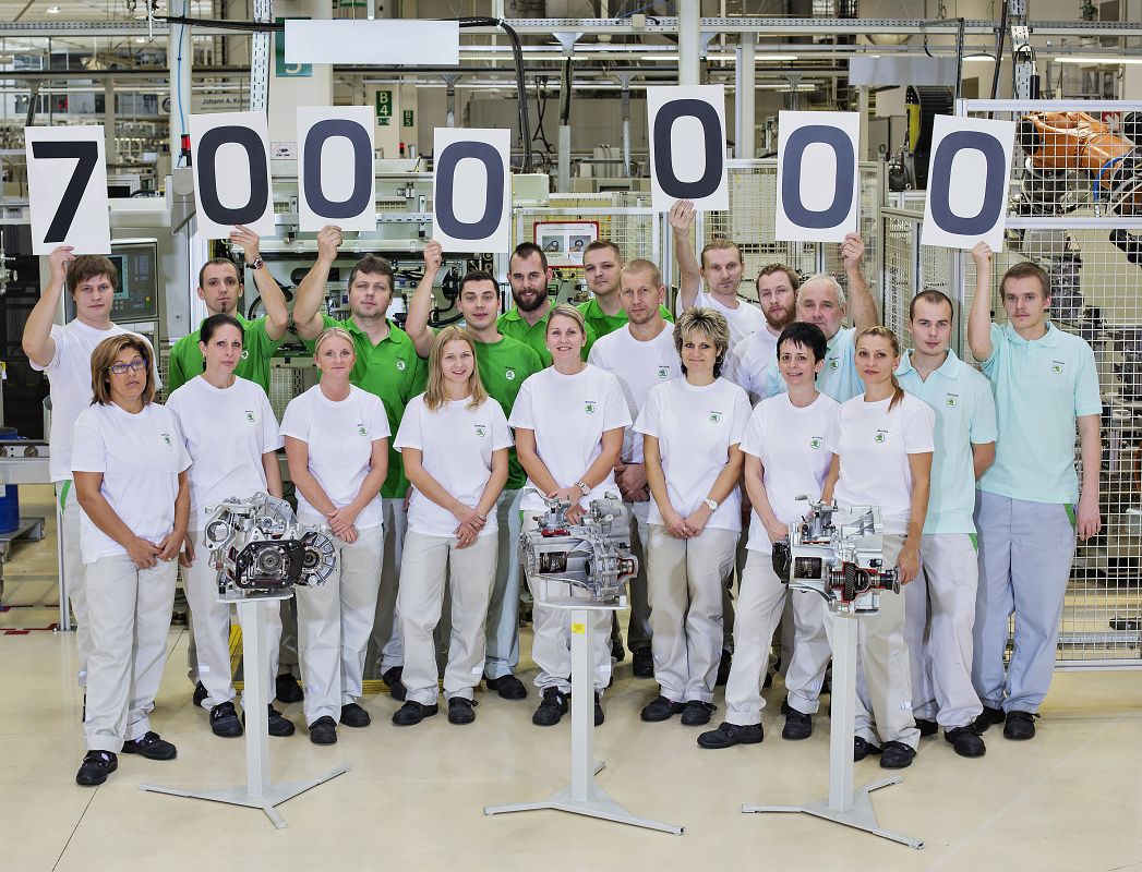 151217 SKODA produces 7millionth manual gearbox in MB