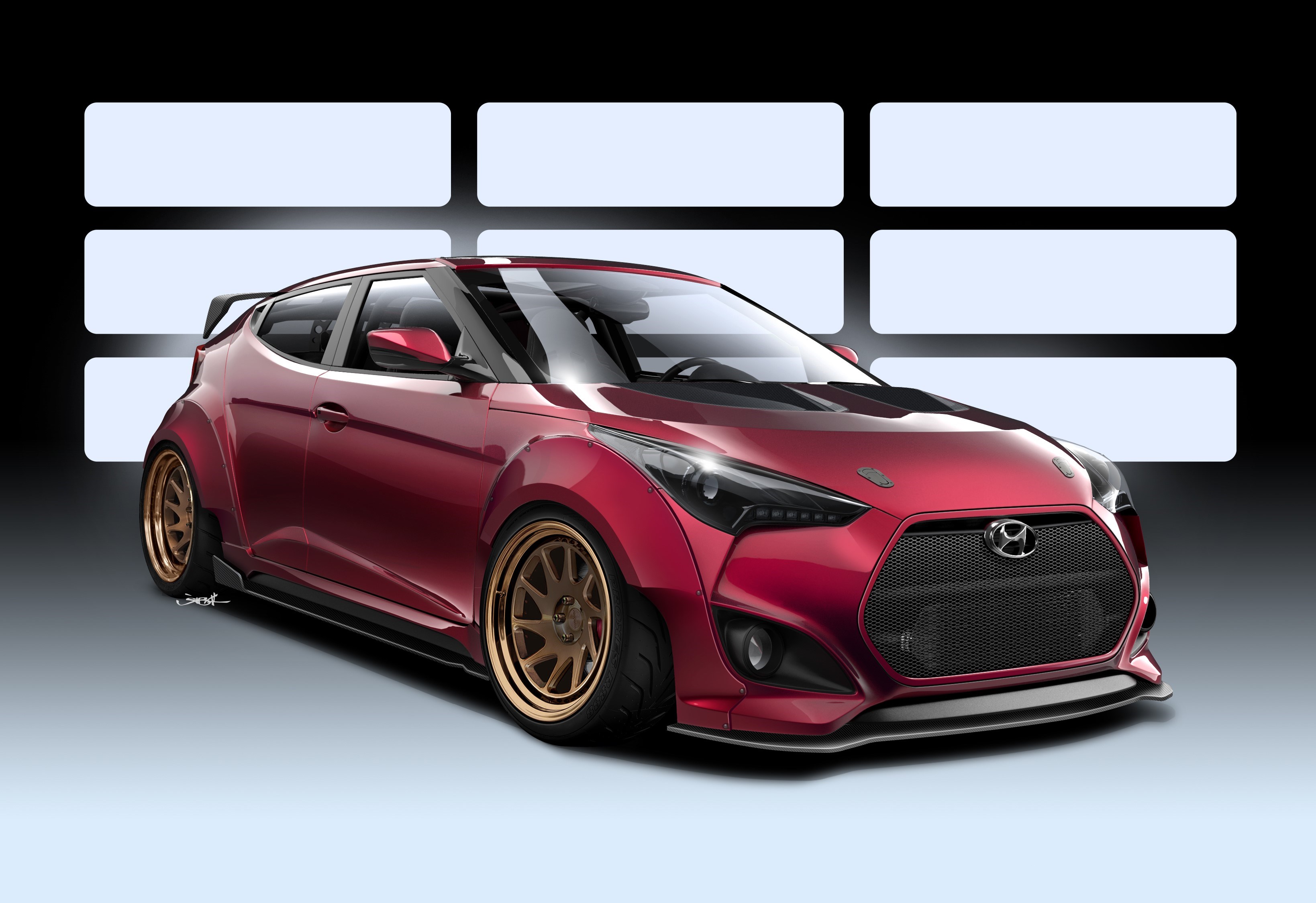 HYUNDAI AND GURNADE INC. LINK UP TO CREATE RACE-READY VELOSTER CONCEPT FOR 2016 SEMA SHOW