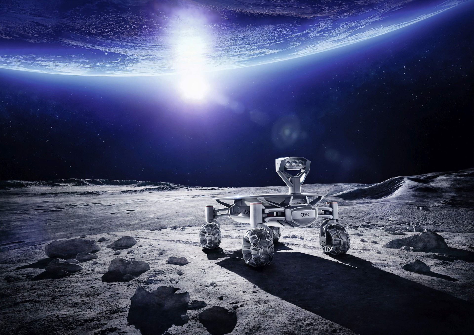 Part-Time scientists und Audi lunar quattro ready to head for the moon